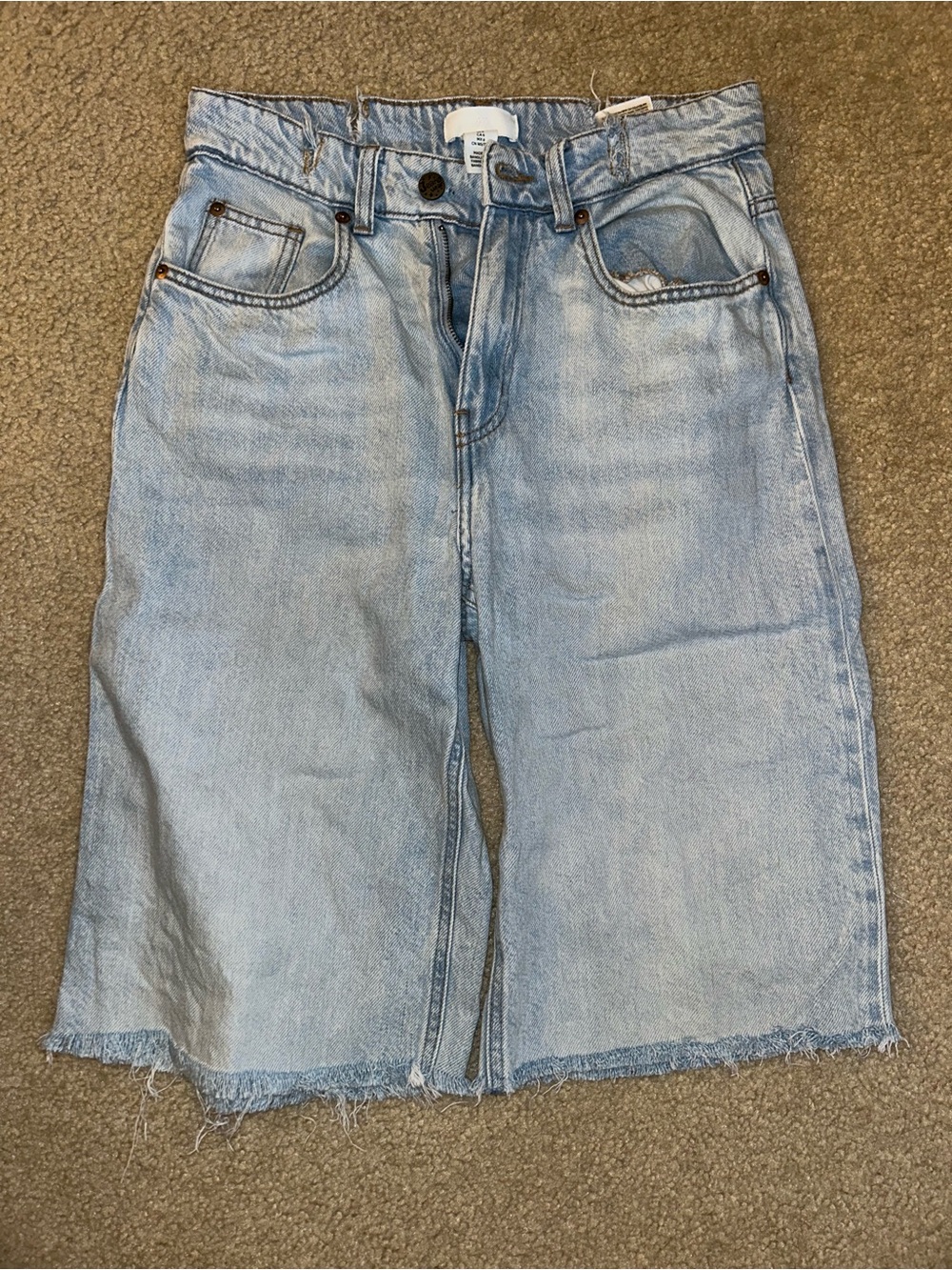 Light Blue Denim Jorts